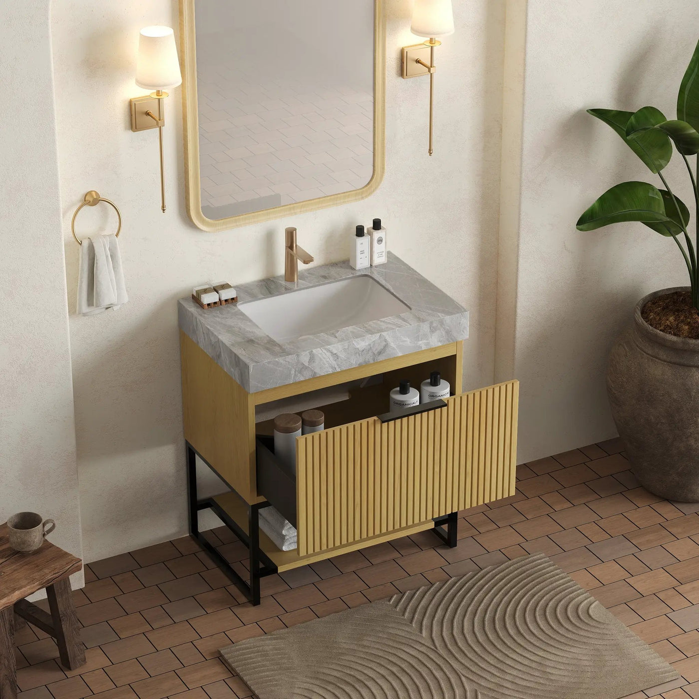Yolan 30" Bathroom Vanity & Sink by HouseOfZazla