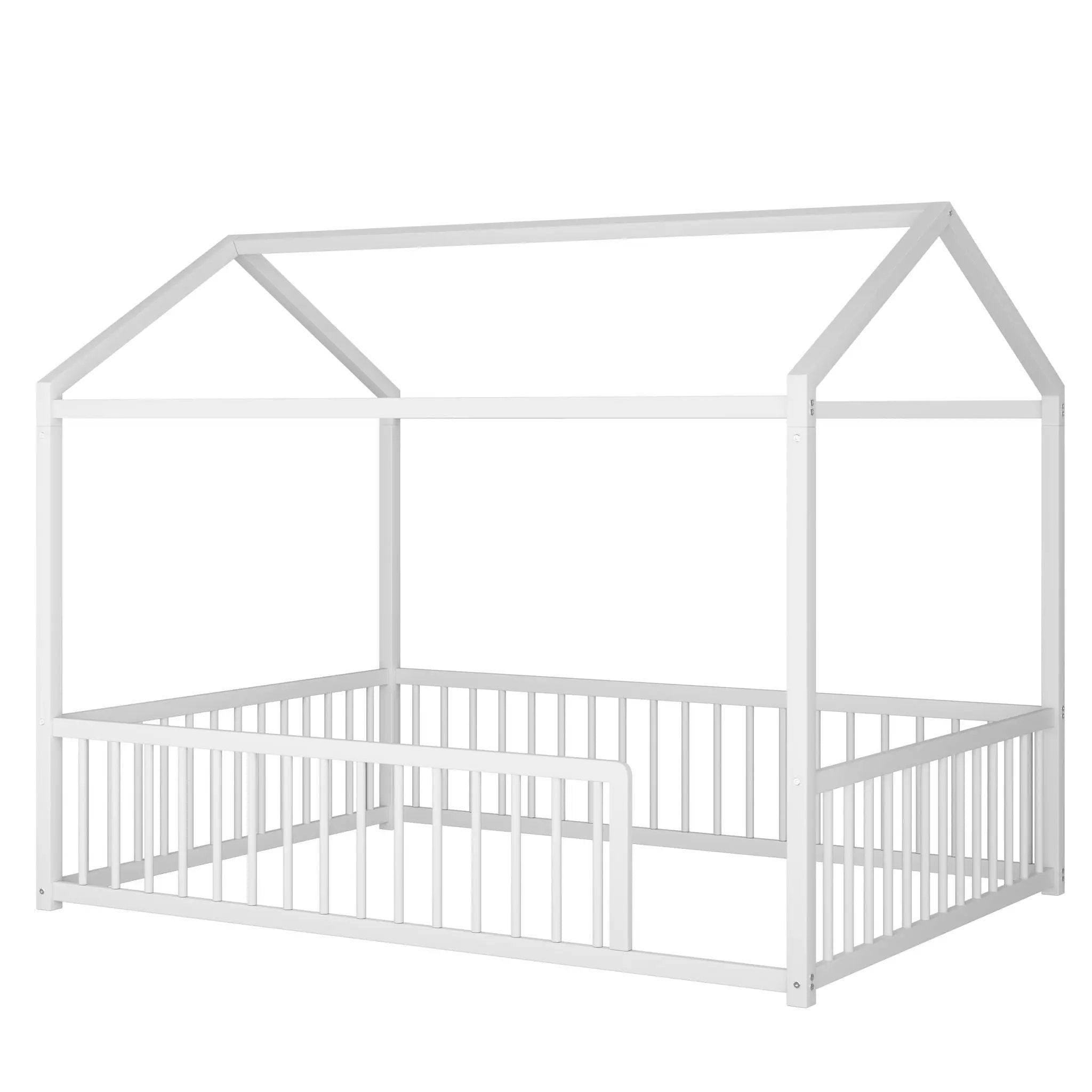 Montessori Floor Bed Frame With House Shape by HouseOfZazla