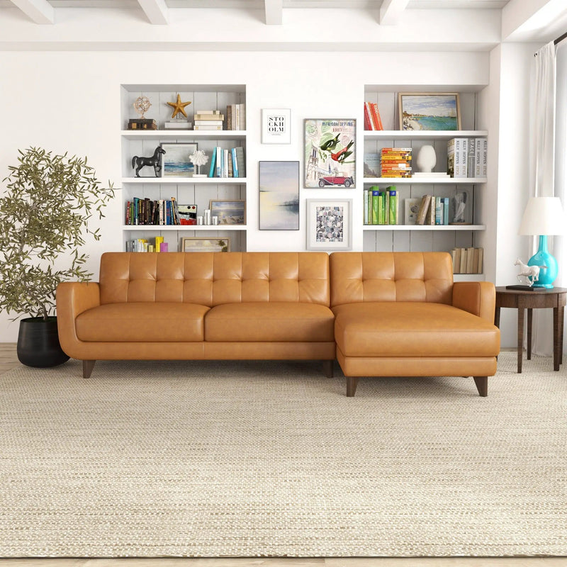 Allison - Mid-Century Modern Sectional Sofa Chaise by Unique Piece Furniture