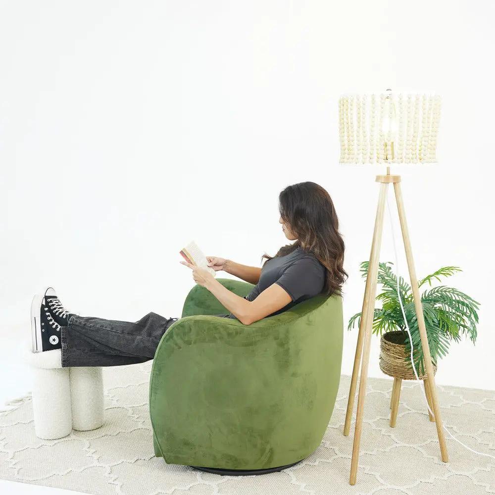 Renee - Swivel Chair - Green by Unique Piece Furniture