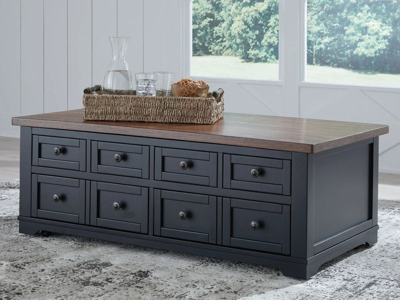 Wildenauer - Lift Top Cocktail Table - Brown / Black by Unique Piece Furniture