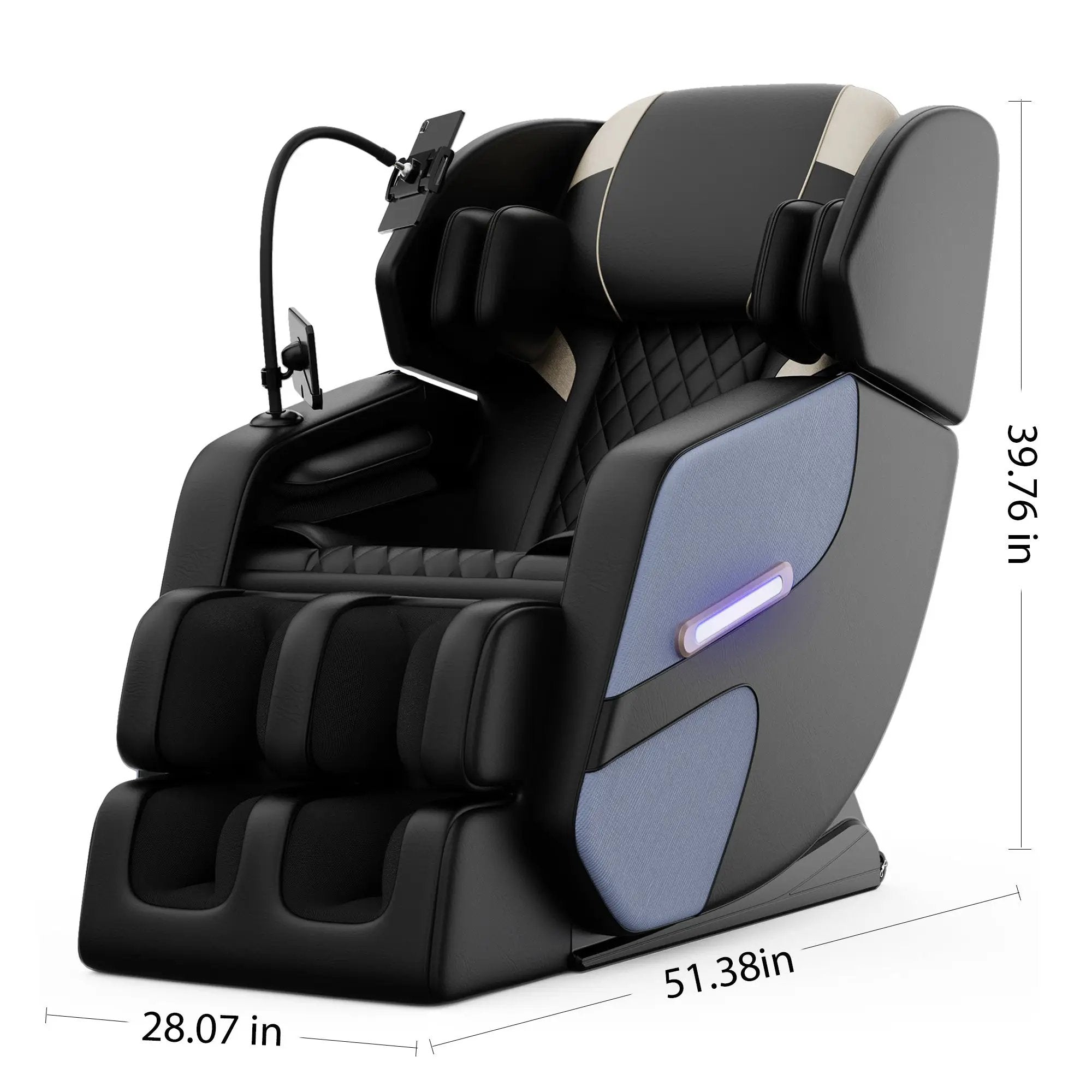 Massage Chair Recliner with Zero Gravity and Full Body Air Pressure by HouseOfZazla