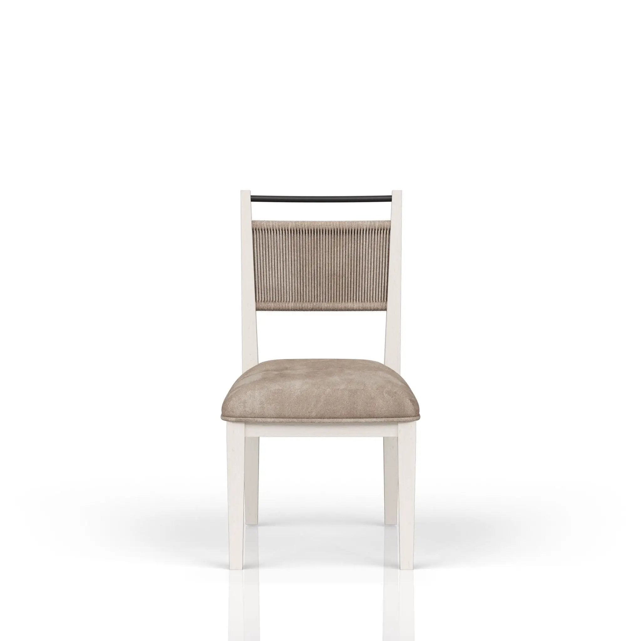 Rope Back Chair - Beige / Carmel by Unique Piece Furniture