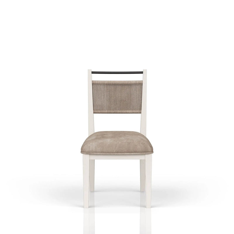 Rope Back Chair - Beige / Carmel by Unique Piece Furniture