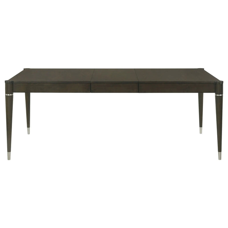 Reseda 81-inch Extension Leaf Dining Table Ash Brown by Unique Piece Furniture