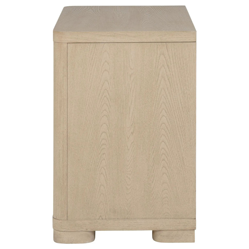Mirador - 2 Drawer Nightstand Bedside Table - Natural