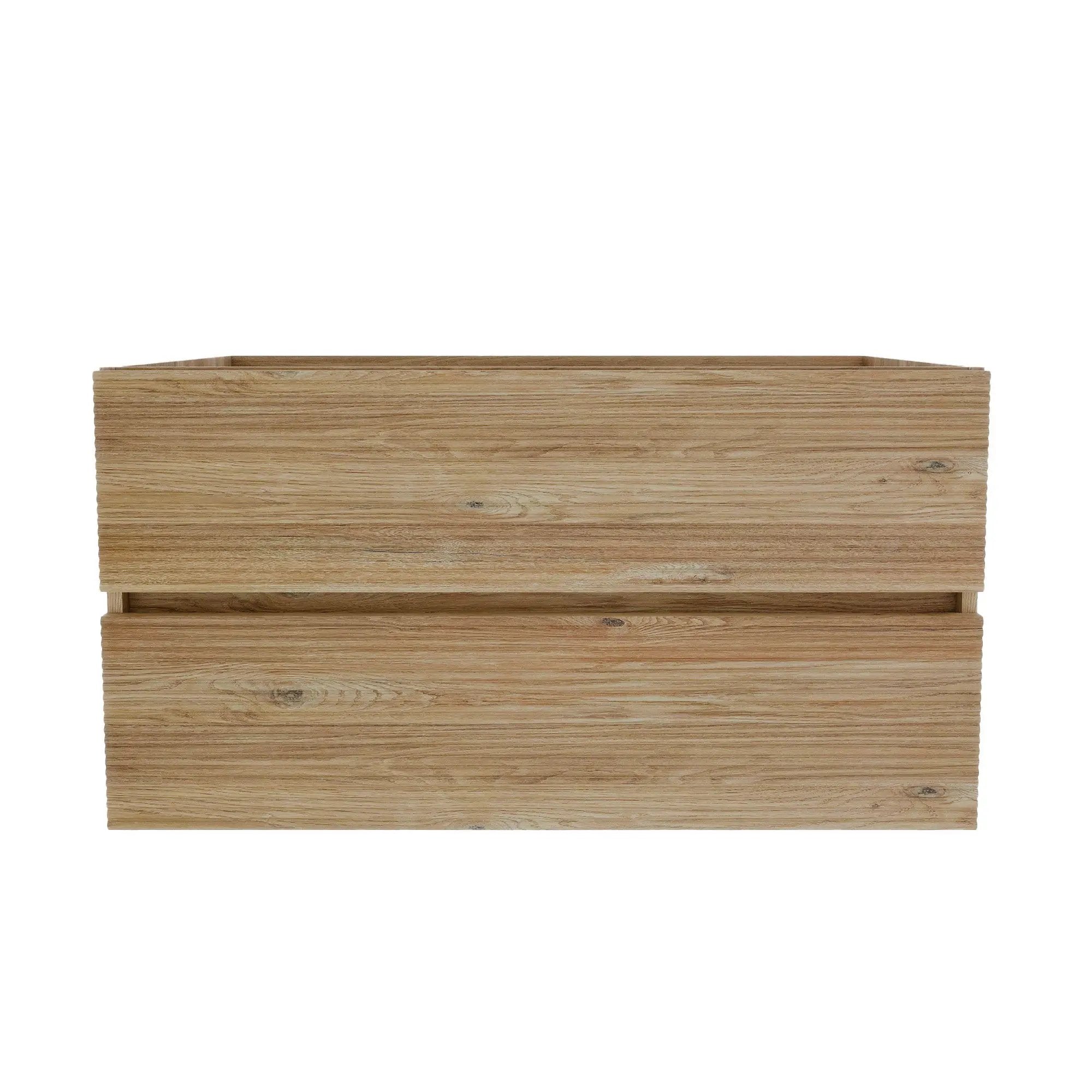 Grace 36" Rough Oak Bathroom Vanity by HouseOfZazla