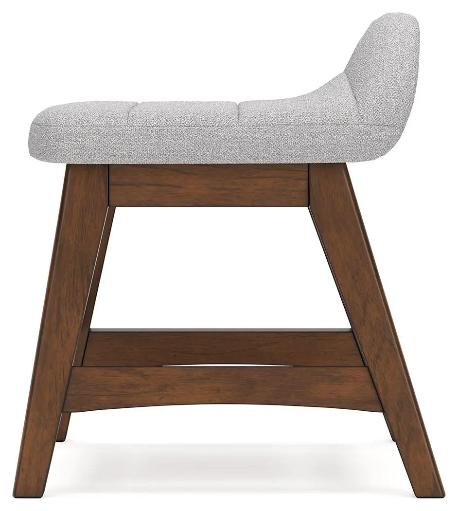 Lyncott - Home Office Desk Chair - Light Gray / Brown by Unique Piece Furniture