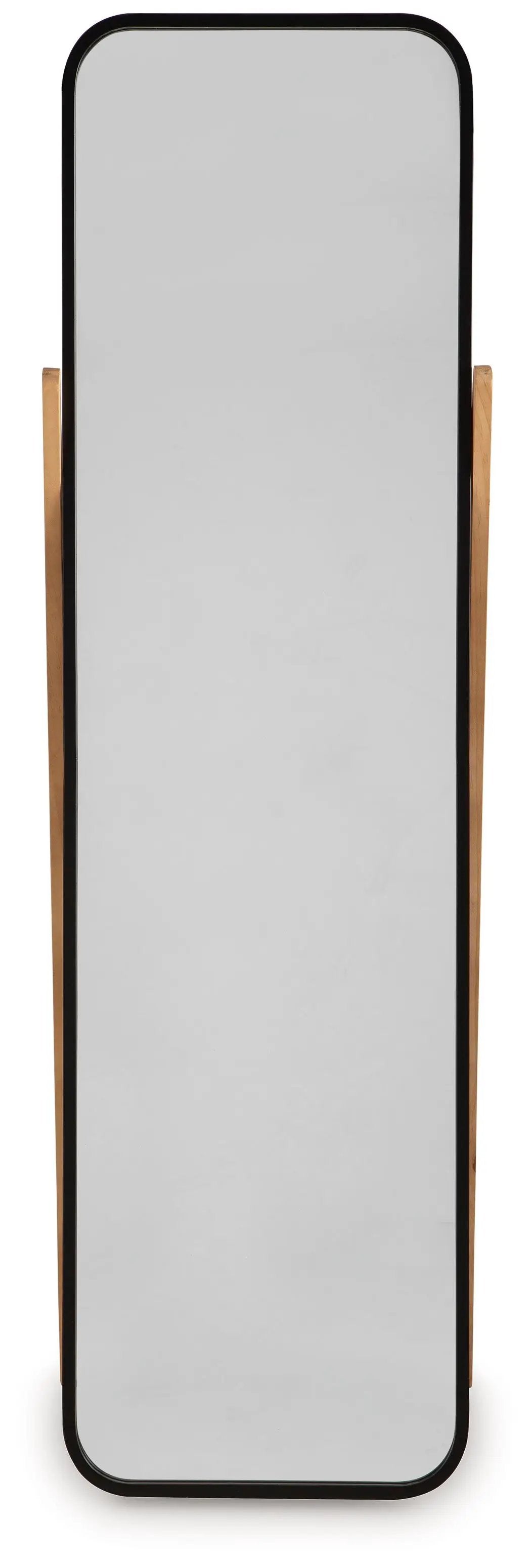 Bronick - Floor Mirror - Black / Brown by Unique Piece Furniture