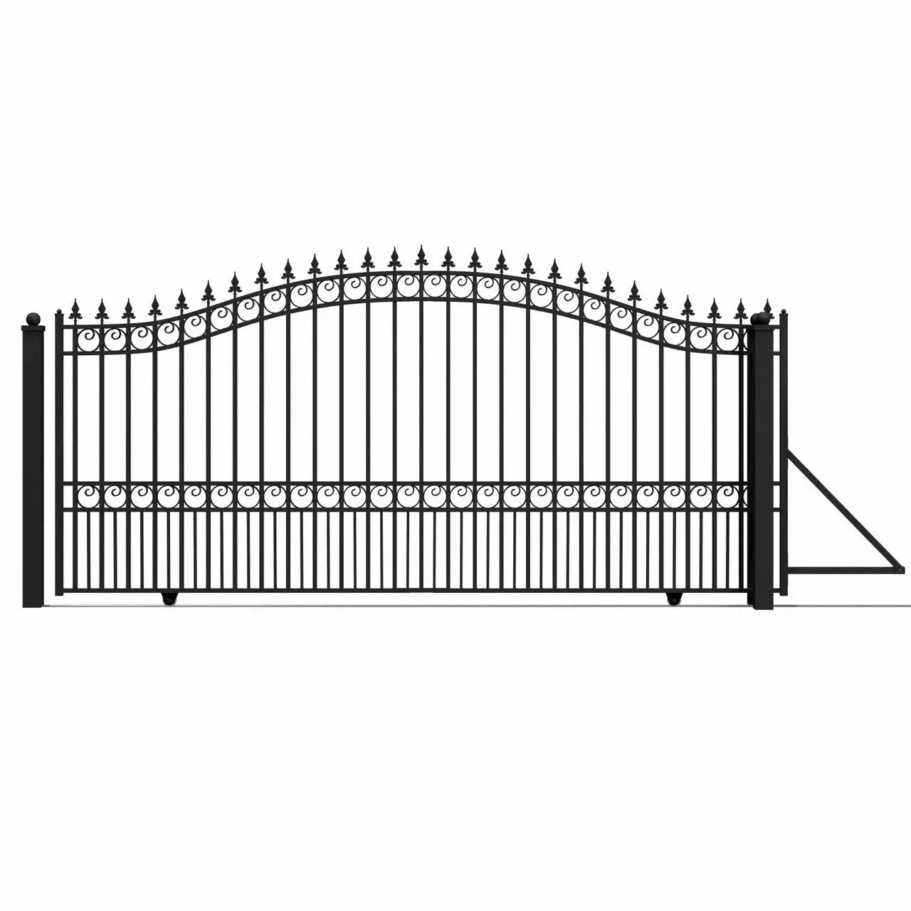 14x6 ft Steel Sliding Driveway Gate by Chery Industrial