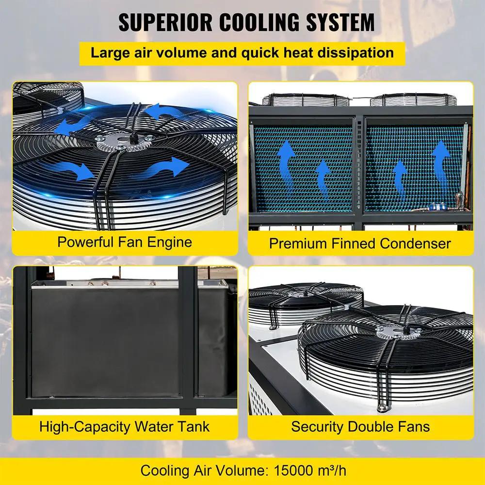Smart Air-Cooled SS Industrial Water Chiller With LCD Display (SAK26458) by SAKSBY WHOLESALE