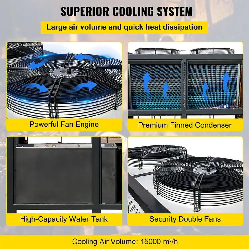 Smart Air-Cooled SS Industrial Water Chiller With LCD Display (SAK26458) by SAKSBY WHOLESALE
