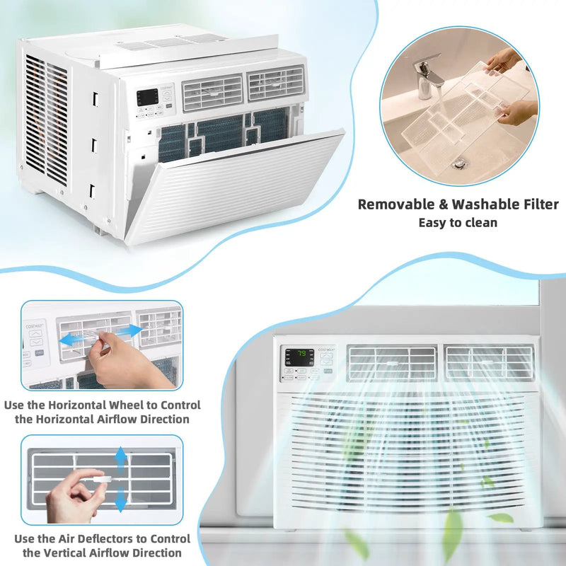 15000 BTU Window Air Conditioner-White by DirectDeals