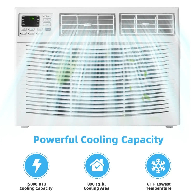 15000 BTU Window Air Conditioner-White by DirectDeals
