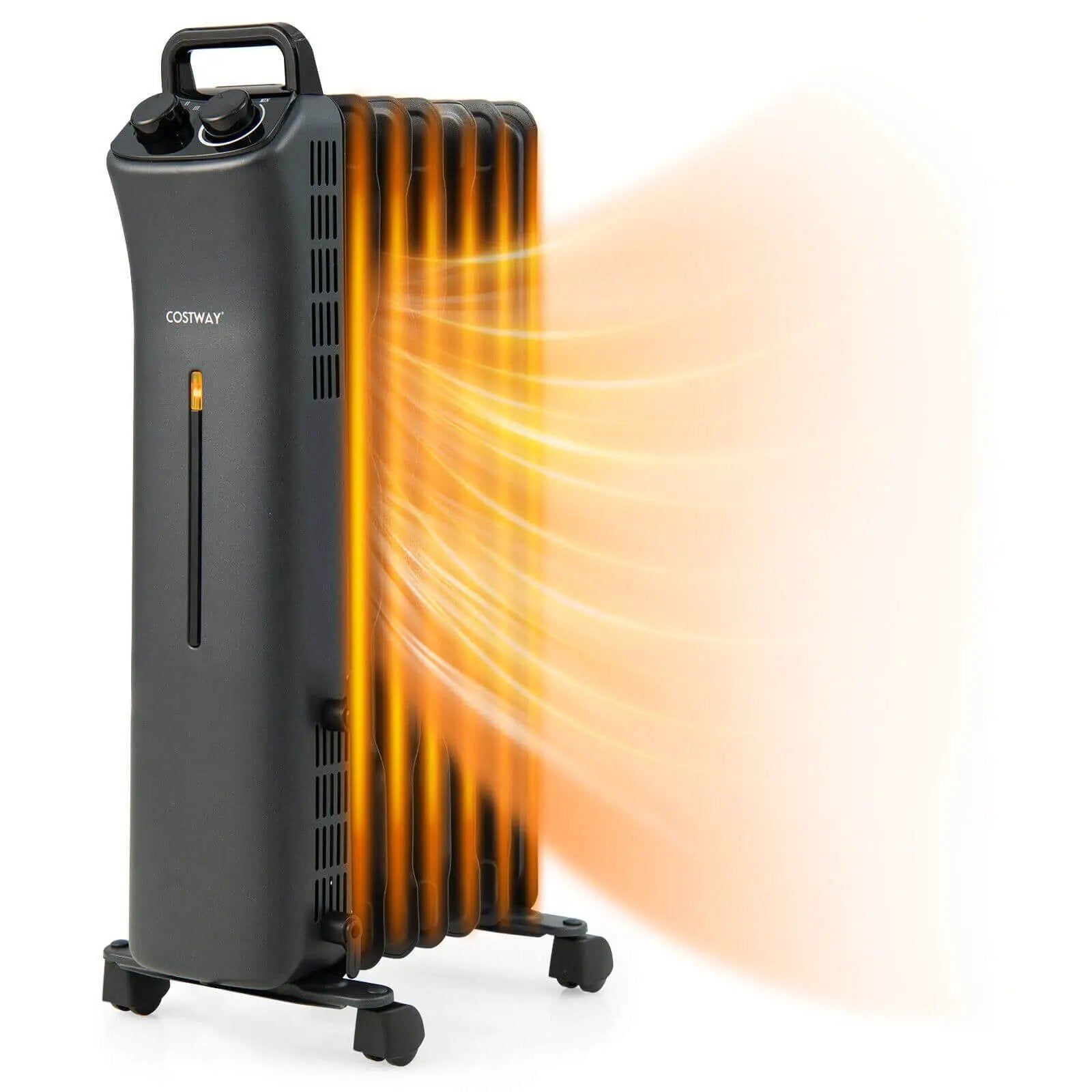 1500W Oil Filled Space Heater with 3-Level Heat by DirectDeals