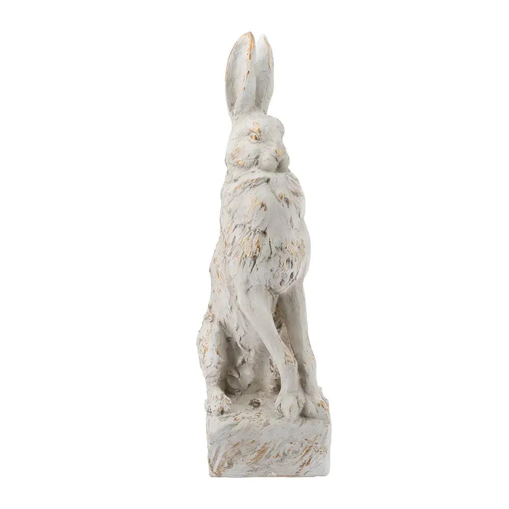 Large Magnesium Sitting Rabbit Figurine by HouseOfZazla