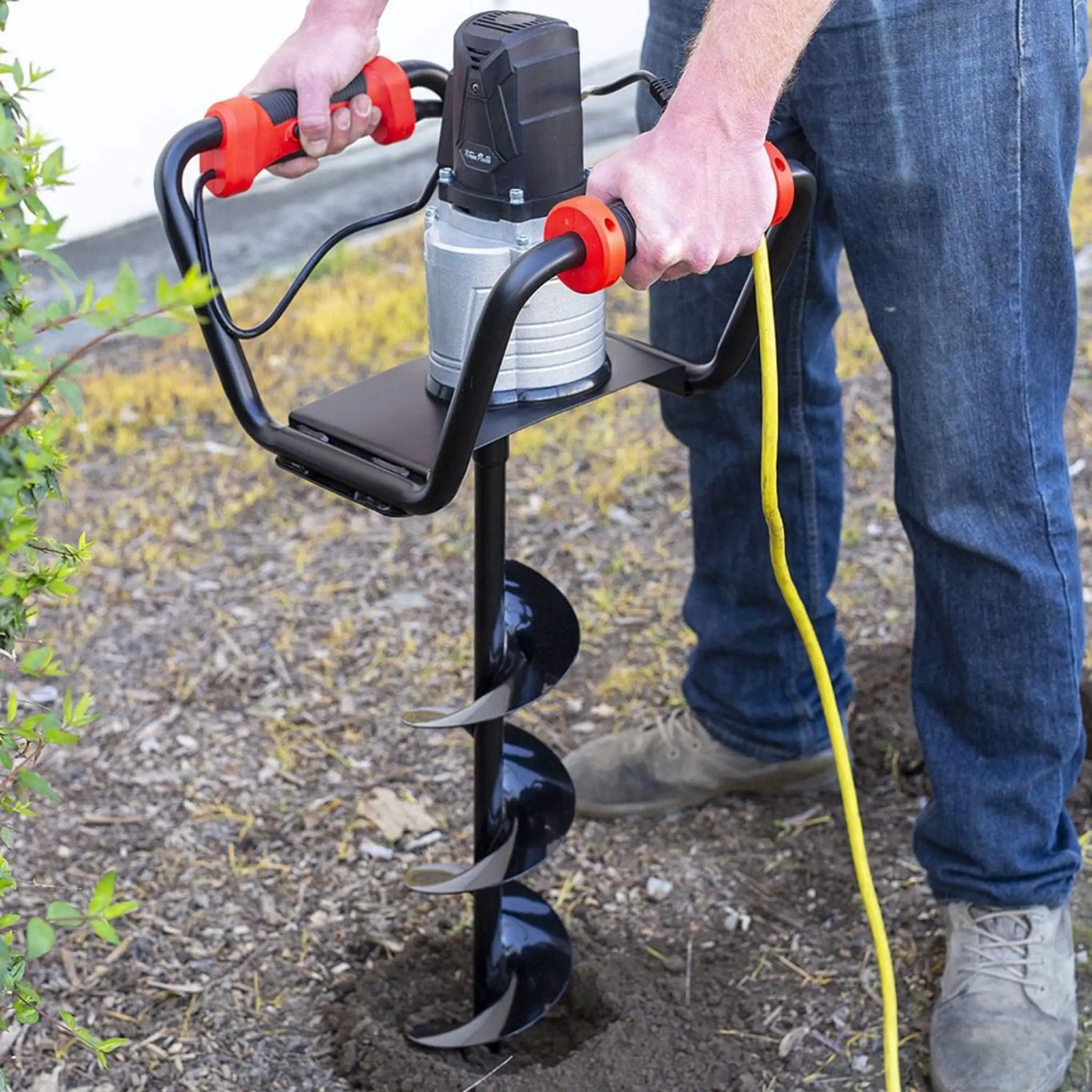Heavy-Duty 1500W Electric Post Hole Digger Auger With 6" Auger Bit (SAK14785) by SAKSBY WHOLESALE