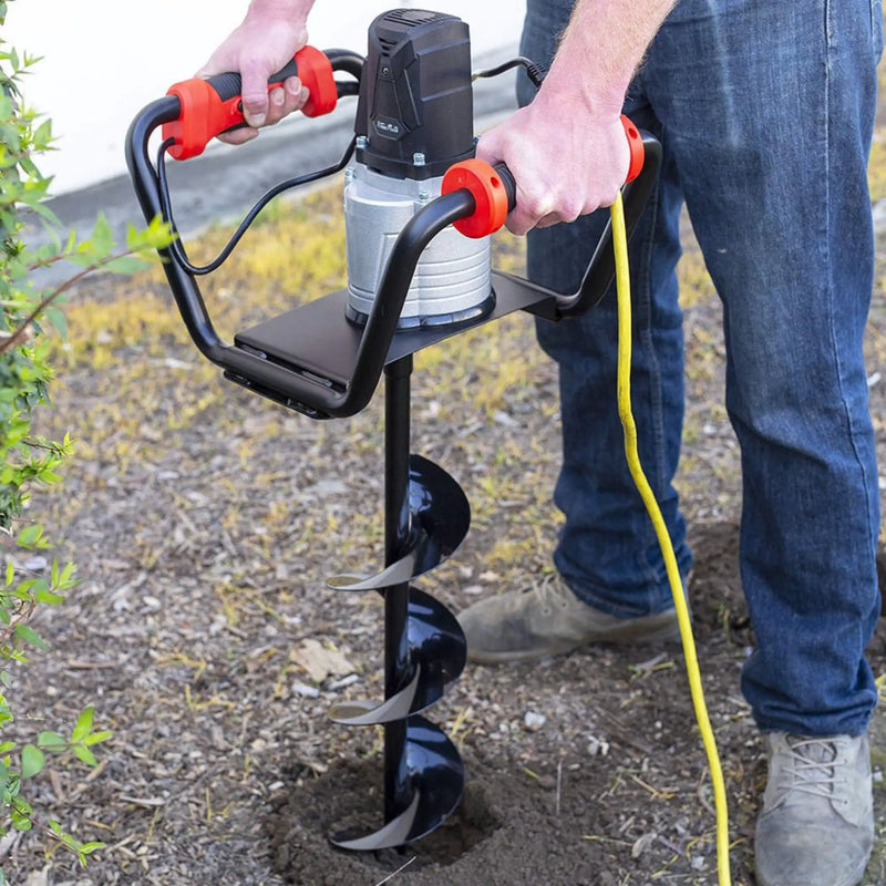Heavy-Duty 1500W Electric Post Hole Digger Auger With 6" Auger Bit (SAK14785) by SAKSBY WHOLESALE