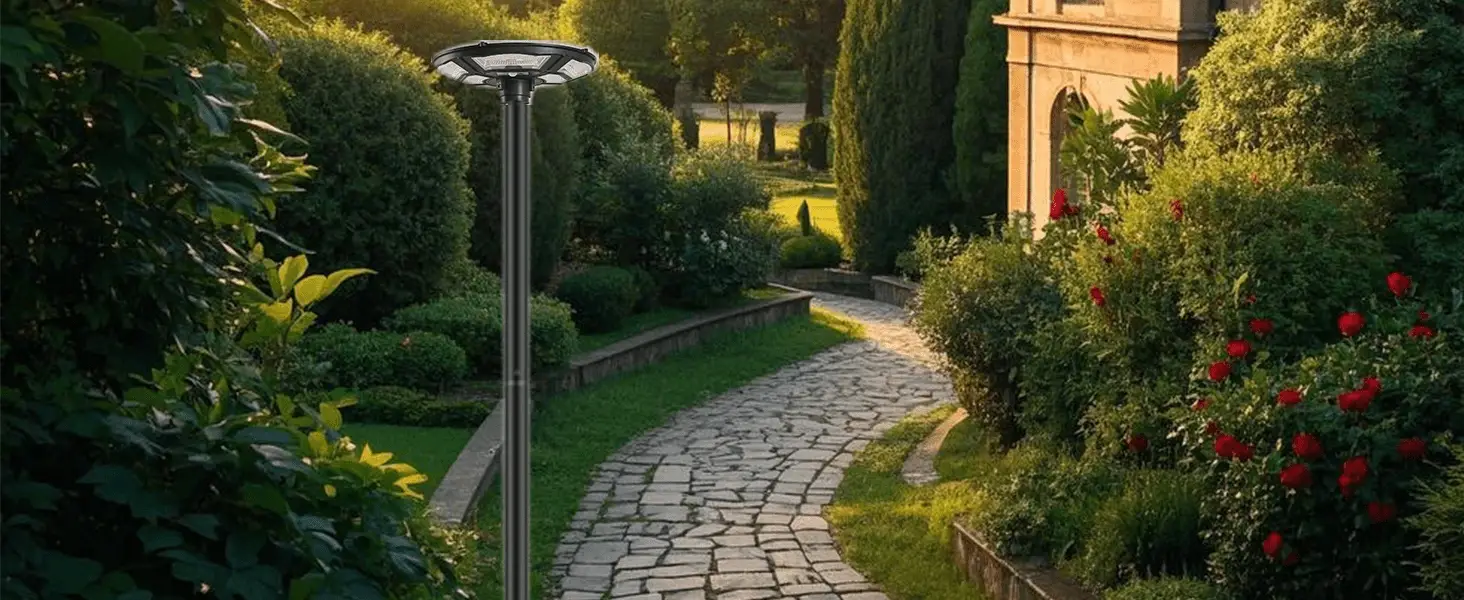 1500W Solar UFO Motion Sensor All in one Solar Garden Street Light With Remote Control by Outdoor Solar Outlet