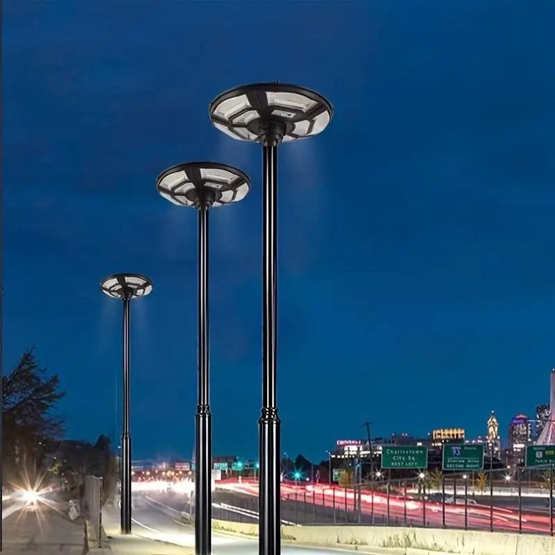 1500W Solar UFO Motion Sensor All in one Solar Garden Street Light With Remote Control by Outdoor Solar Outlet