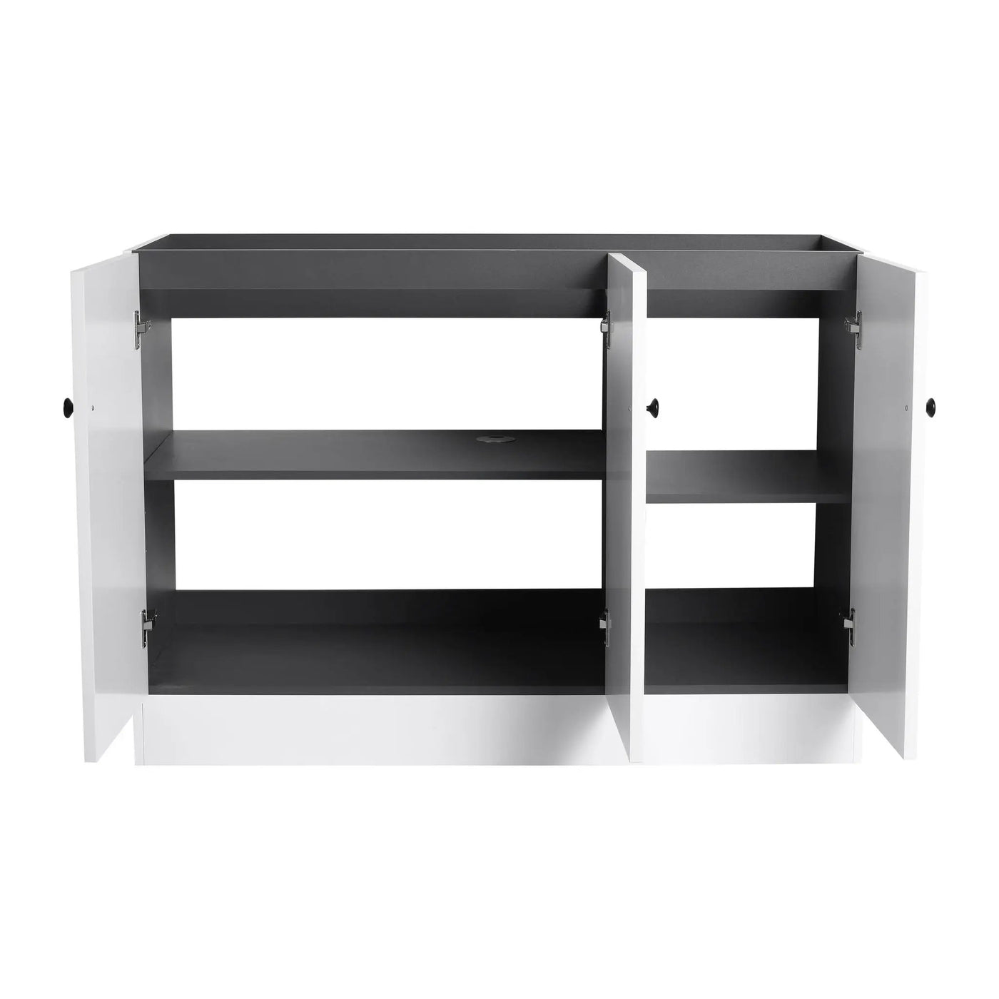 Modern Freestanding Bathroom Vanity With Soft Close Cabinet Doors by HouseOfZazla