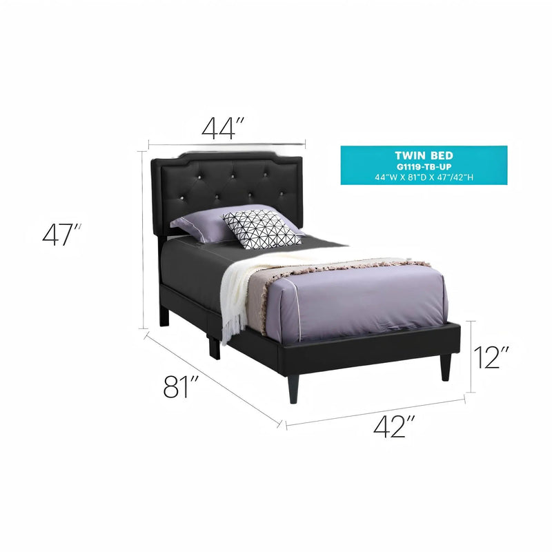 Button Tufted Bed Charming For Cozy Spaces by HouseOfZazla