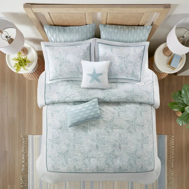 Duvet Cover Mini Set White King by HouseOfZazla