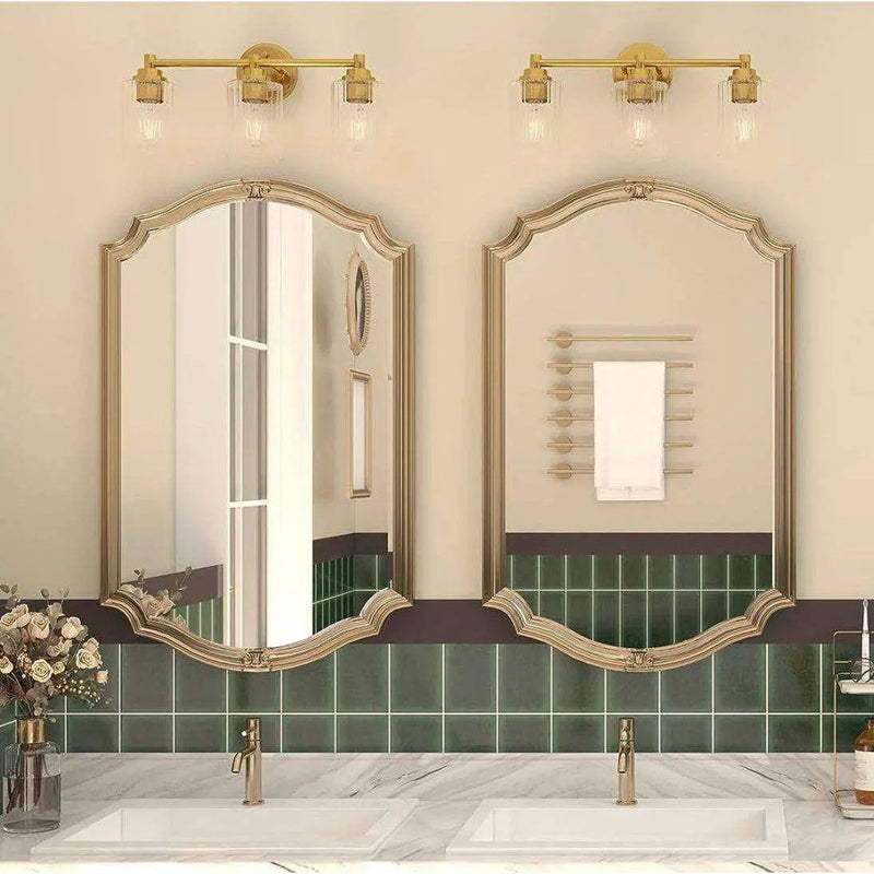 GETINLIGHT Inlight 20 Wide 3 Light Gold Bathroom Vanity Light by Selzalot