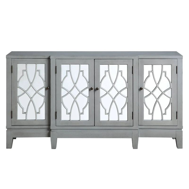 Magdi Console Cabinet - Antique Gray by HouseOfZazla