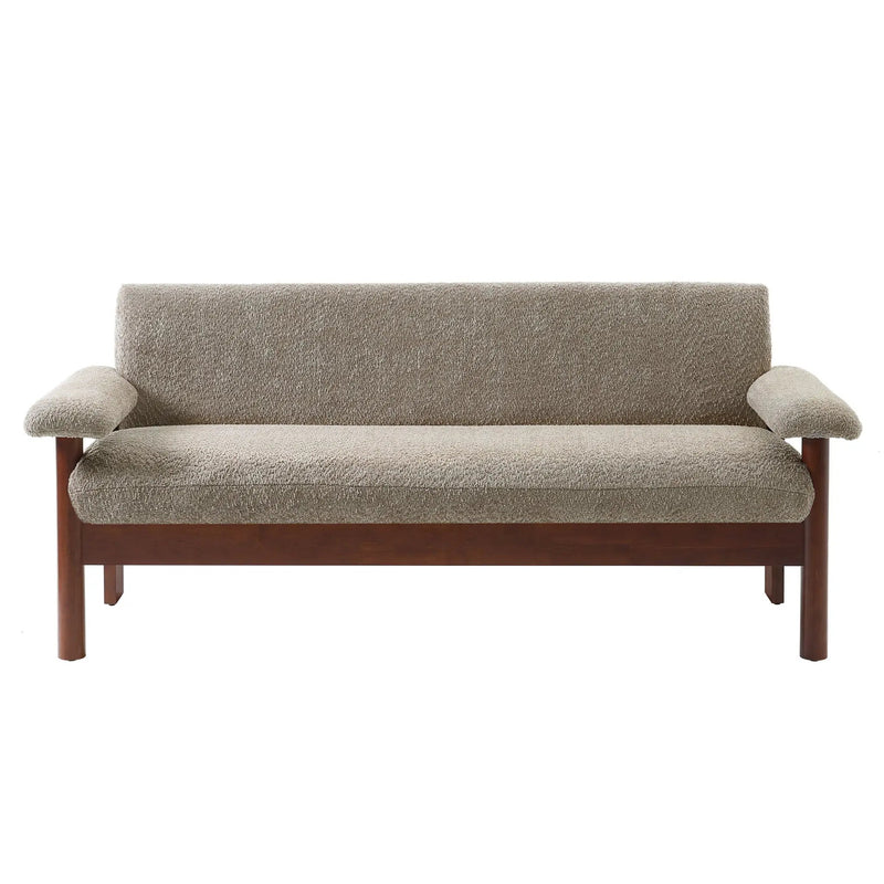 Loveseat Sofa 2 Seater Couch with Armrest Pillows by HouseOfZazla