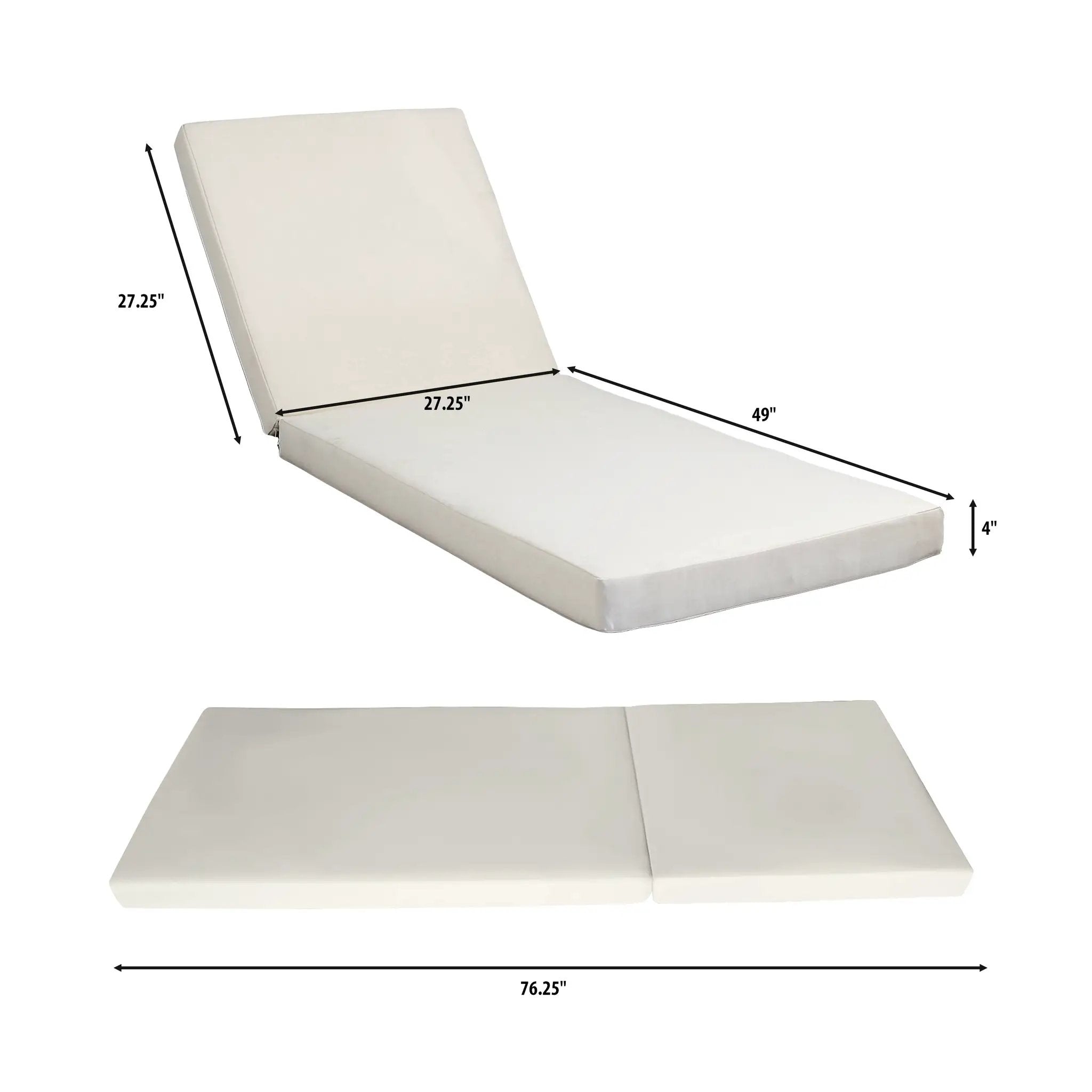 Lounge Chaise Set, Space Available On One Side, Acacia Solid Wood by HouseOfZazla