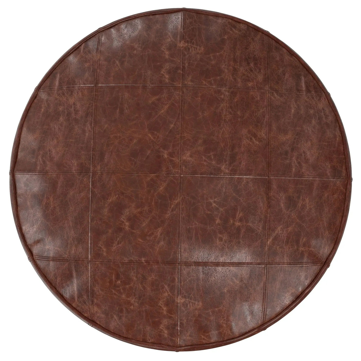 Connor - Handcrafted Round Pouf by HouseOfZazla