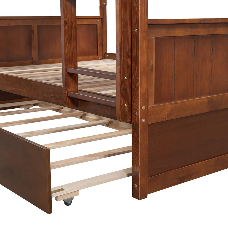 Bunk Bed With Twin Size Trundle by HouseOfZazla