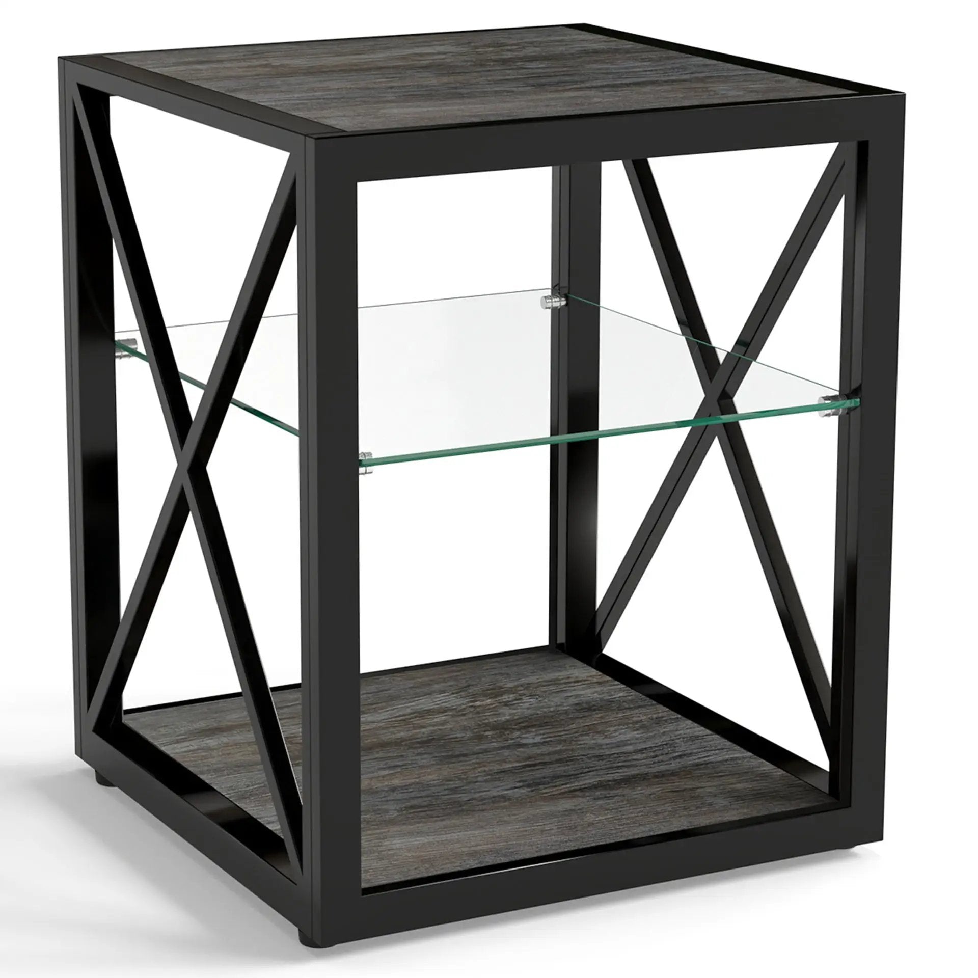 Set of 2 Modern End Tables for Bedroom & Living Room by HouseOfZazla