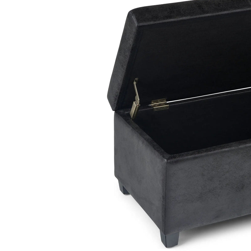 Avalon - Contemporary Storage Ottoman Bench by HouseOfZazla