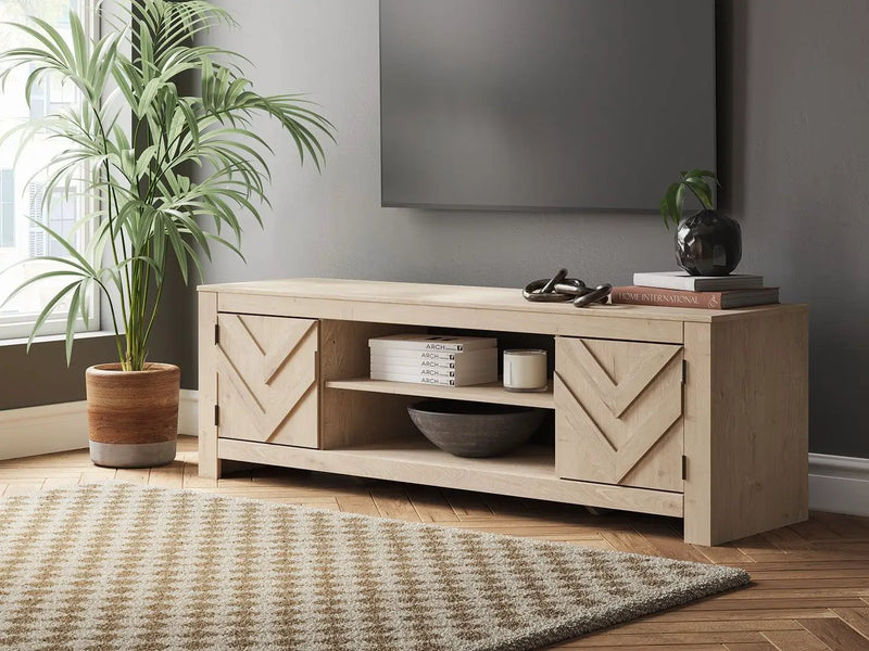 Cayboni - LG TV Stand With Fireplace Option by Unique Piece Furniture