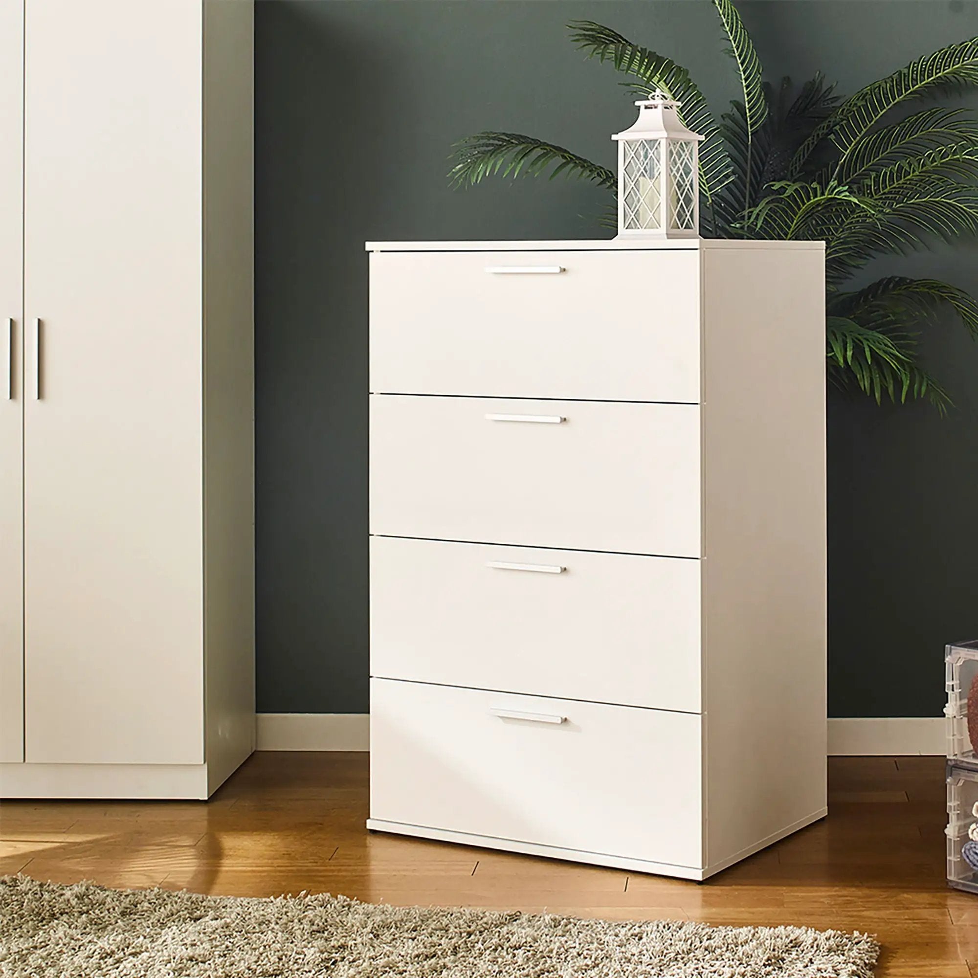 Oliver - Farmhouse Jumbo Chest With 4 Drawer Storage by HouseOfZazla