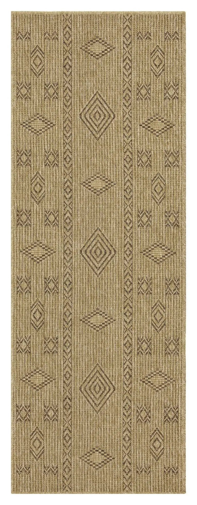 Earth - 5'3" X 7'3" Polypropylene Indoor, Outdoor Area Rug - Jute, Mocha by HouseOfZazla