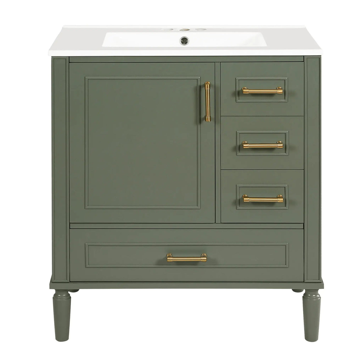 Traditional Bathroom Vanity Set With Soft Close Doors by Unique Piece Furniture