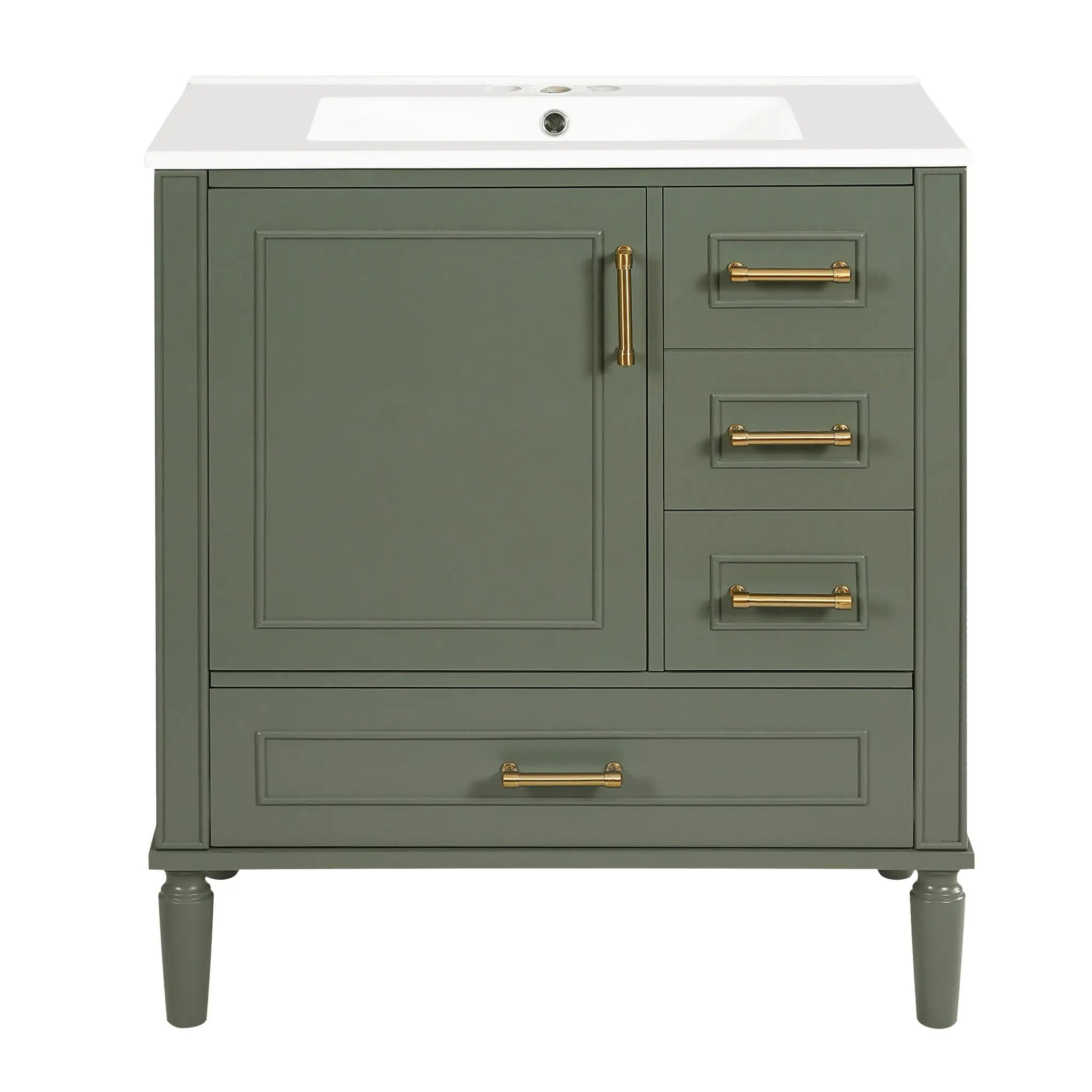 Traditional Bathroom Vanity Set With Soft Close Doors by Unique Piece Furniture