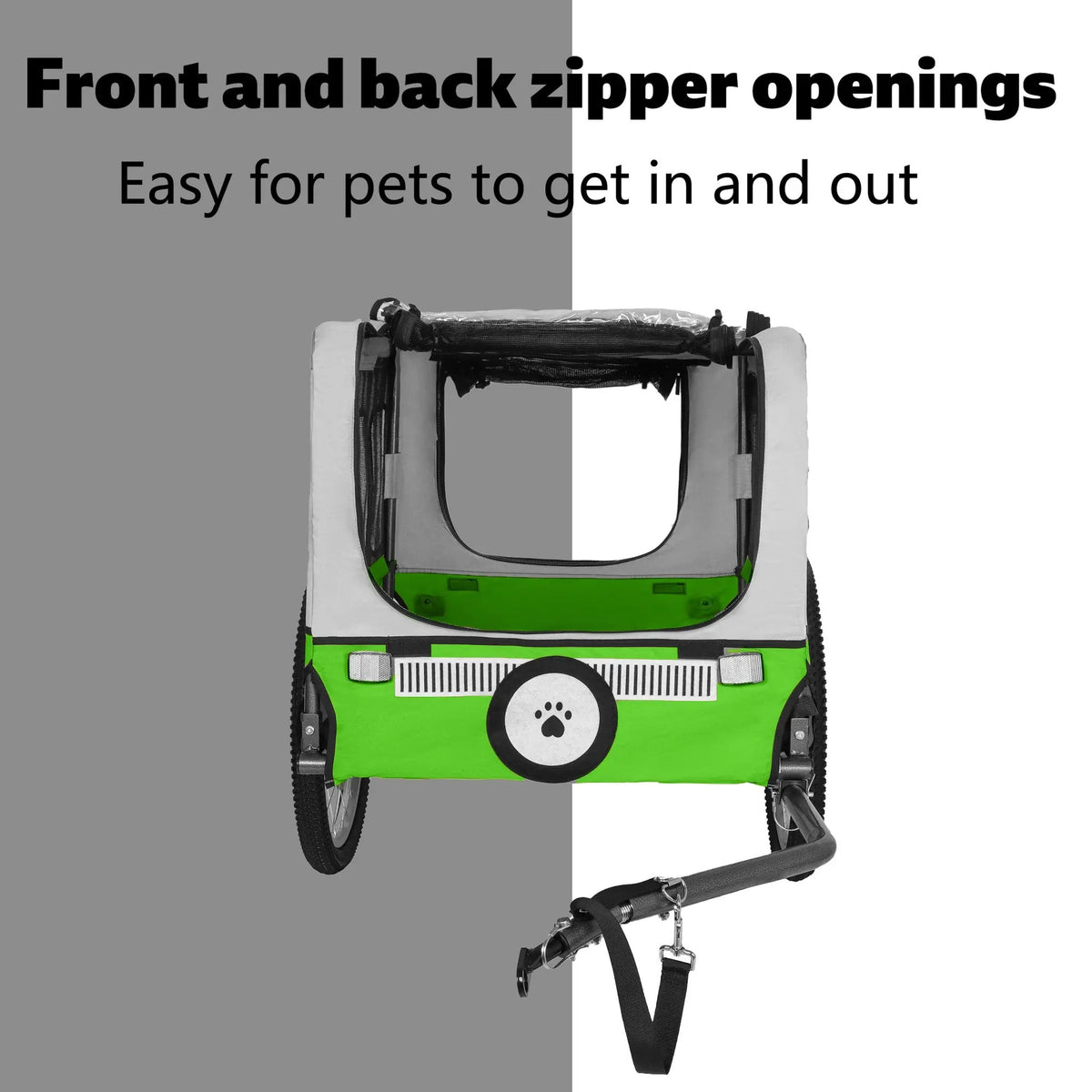 Large Folding Bike Trailer for Dogs by HouseOfZazla