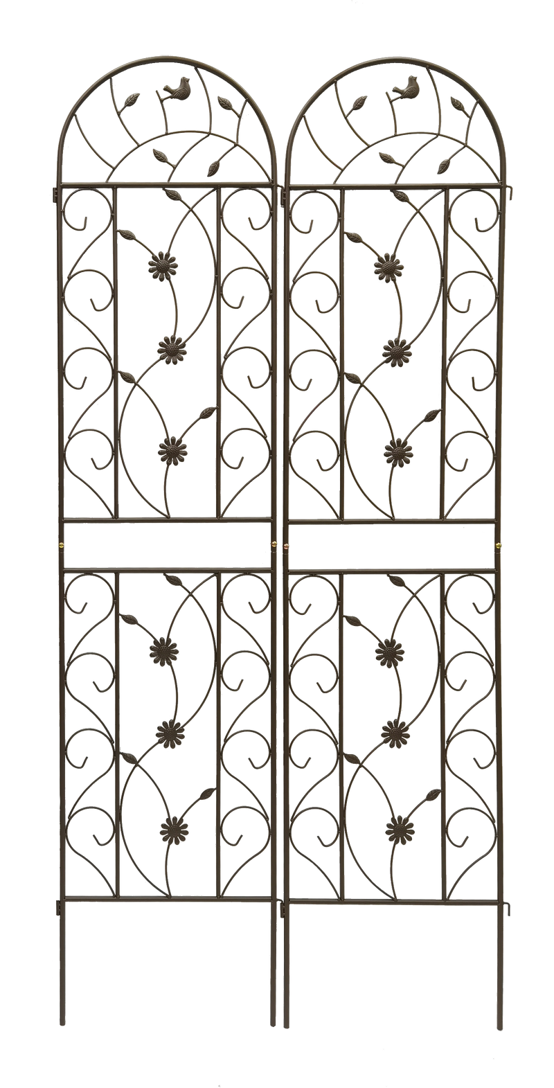 4 Pack Metal Garden Trellis 86.7" x 19.7" Rustproof for Climbing Plants by HouseOfZazla