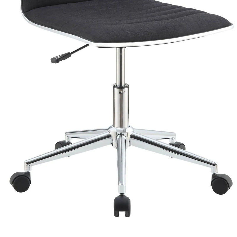 Armless Office Chair, Adjustable Height by HouseOfZazla