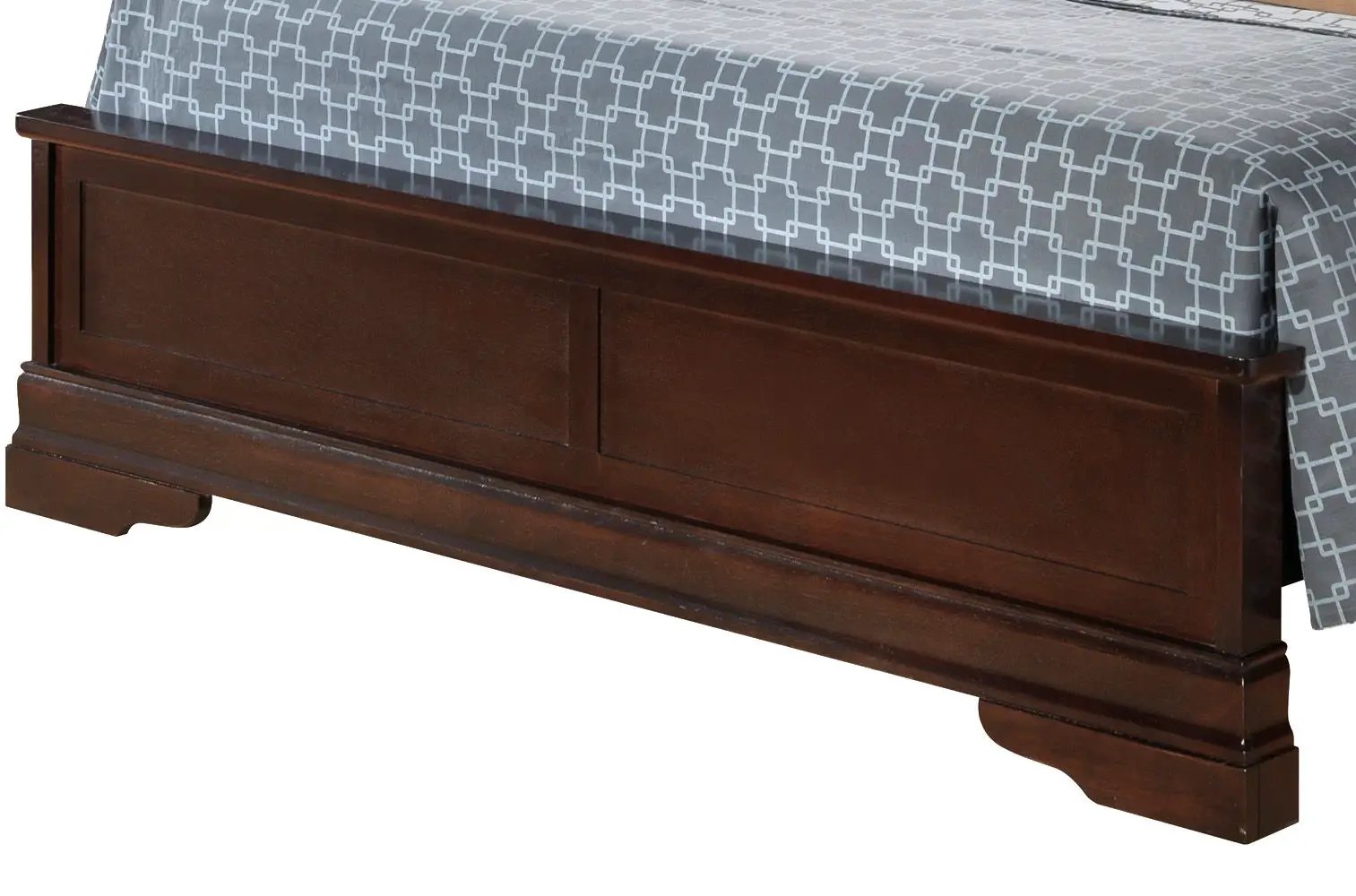 Sleigh Bed With Low Footboard by Unique Piece Furniture