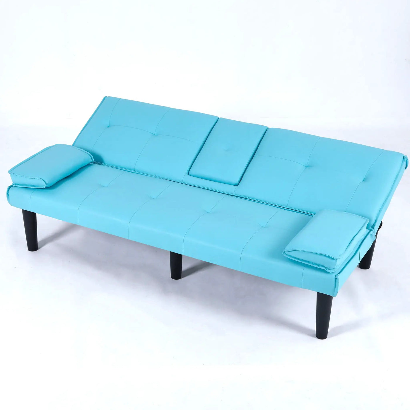 Sofa Bed With Foldable Design And Cup Holder by HouseOfZazla