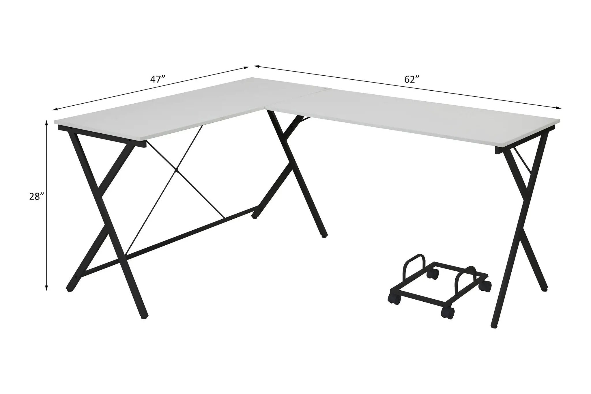 Dazenus - Computer Desk - Black by Unique Piece Furniture