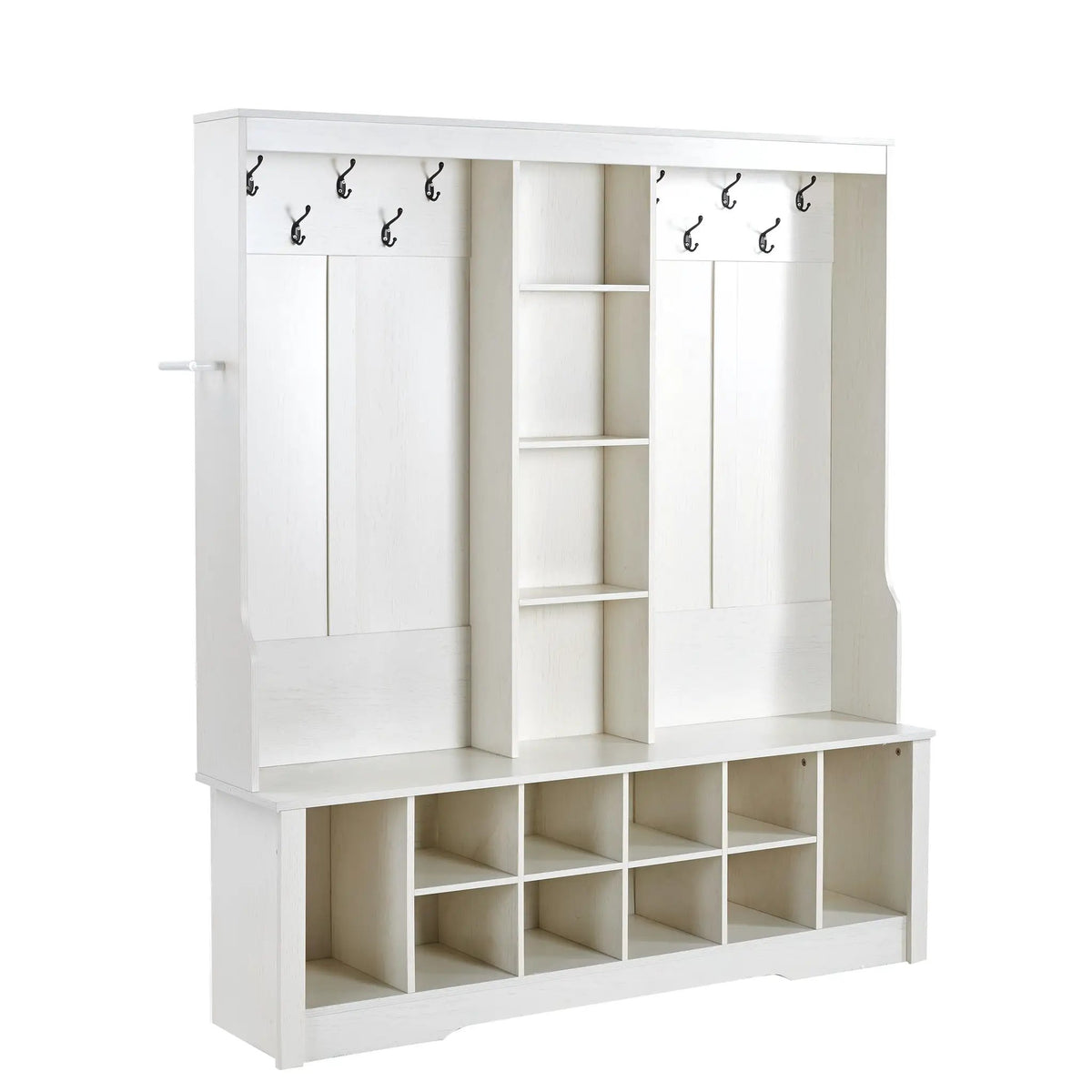 Itaar Hall Tree with Bench and Shoe Storage by HouseOfZazla