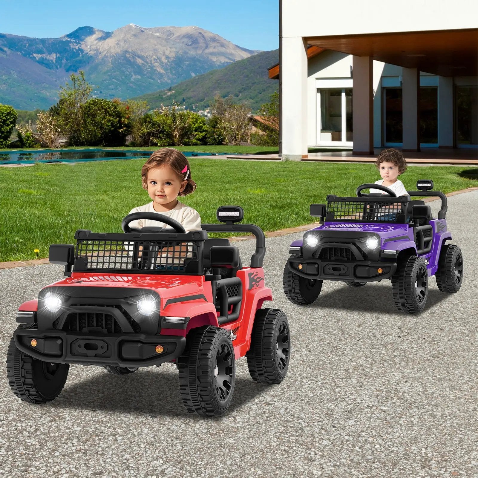 12V Kids Ride on Truck Car Battery Powered Electric Vehicle by DirectDeals
