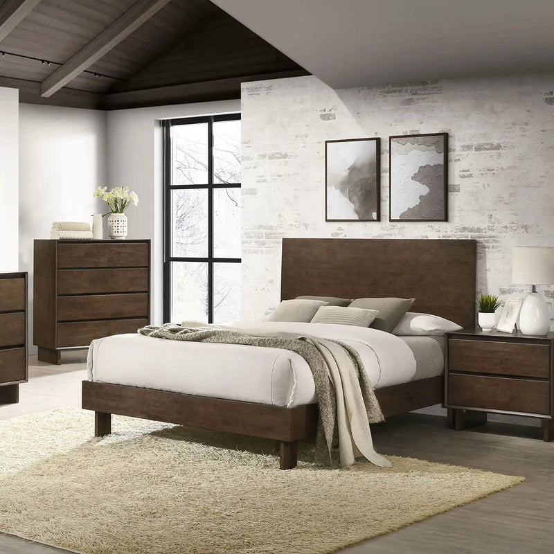 Hemlock - 4 Drawer Chest Of Drawers - Dark Brown by HouseOfZazla