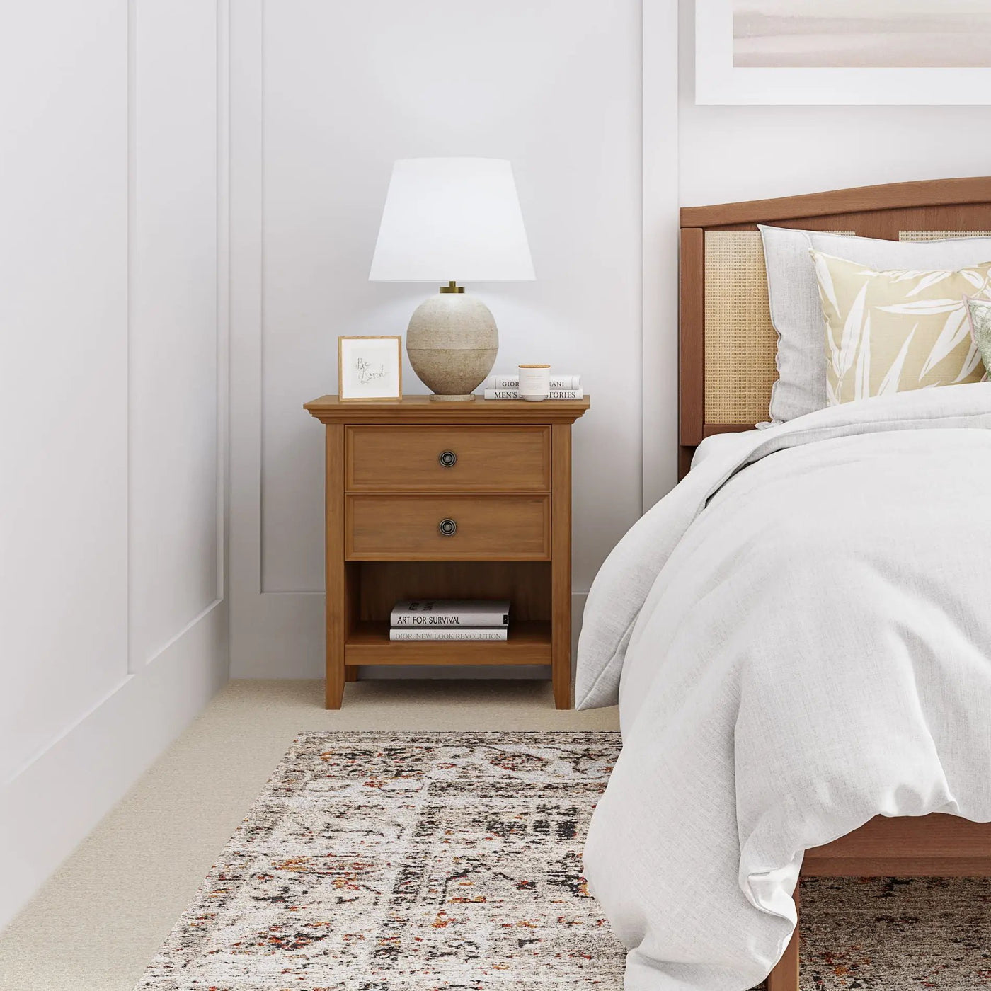 Amherst - Bedside Table, Handcrafted by HouseOfZazla